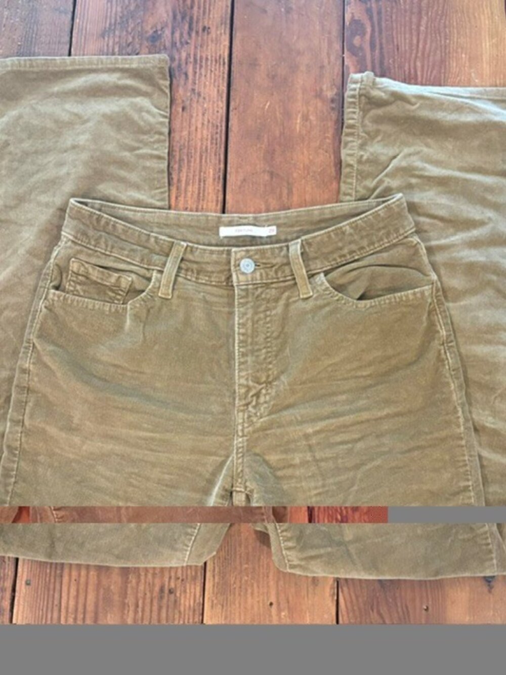 Levi's 726 High Rise Flare Corduroy Jeans-Size 29x32